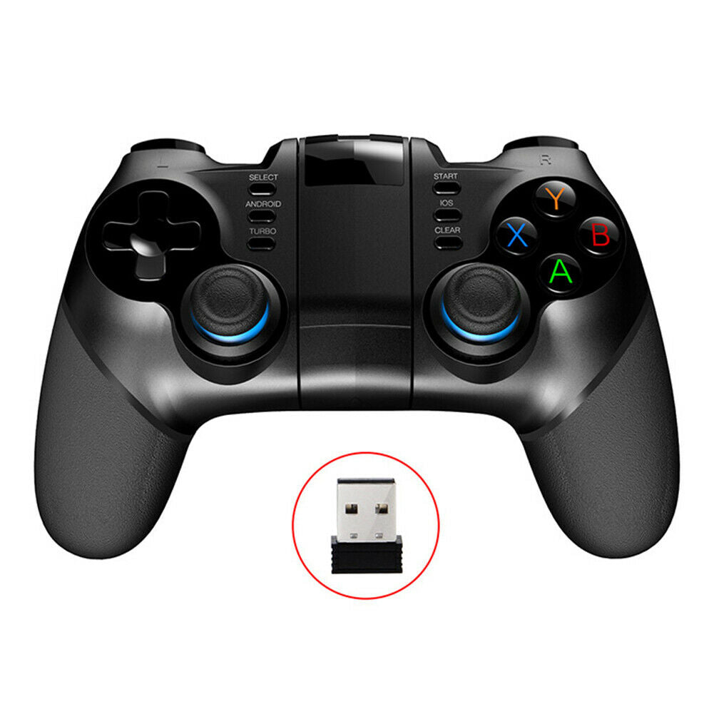 2.4GHz Bluetooth-compatible Controller Smart TV PC Phone Wireless Gamepad J @