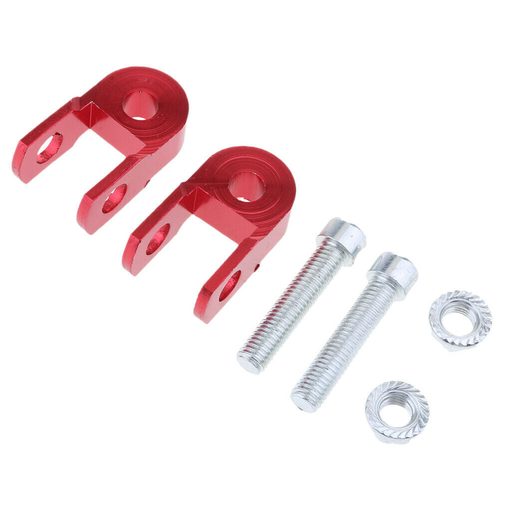 Height Extension Shock Absorber Motorbike Jack Up Riser Suspension Red