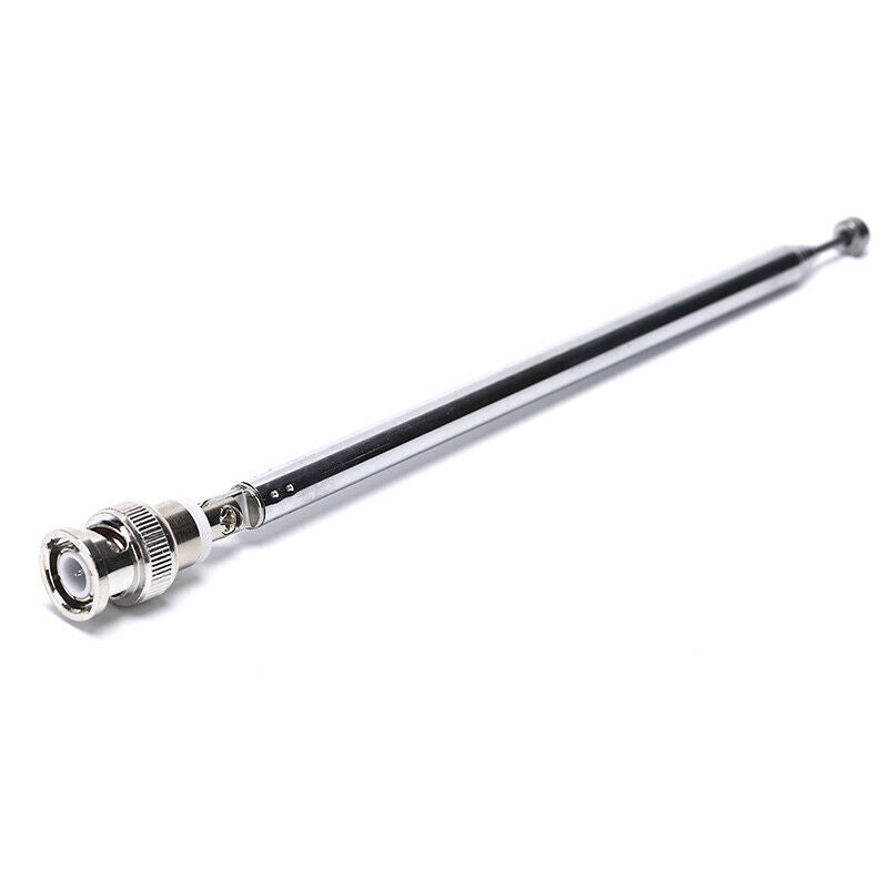 765mm Telescopic Antenna Q9 BNC Connector Portable FM Radio Scanner VHF U.l8