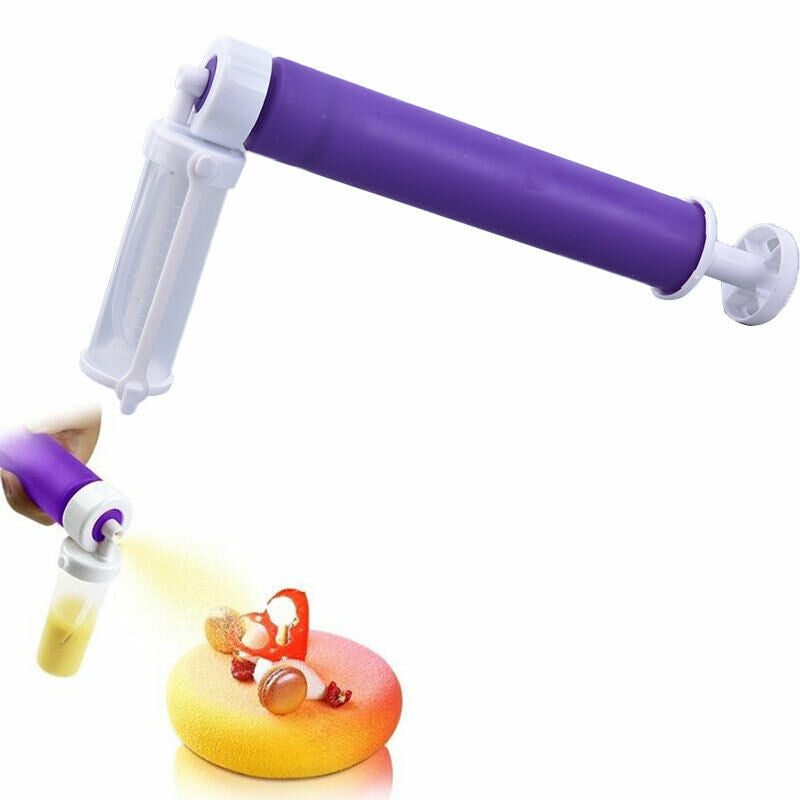 Mini Spray Tube Sprayer Baking Cake Decorating Manual Cake Spray Gun AirbrusBDA