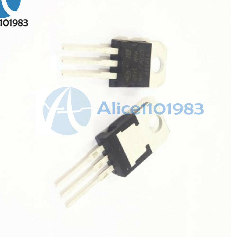 5PCS TIP122 TO-220 100V 5A DIP Power Transistor for General Purpose Amplifier