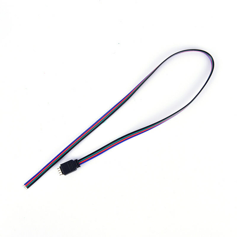 1pc 50cm 4pin red male flat connecting wire for rgb 3528 5050 led strip li.l8