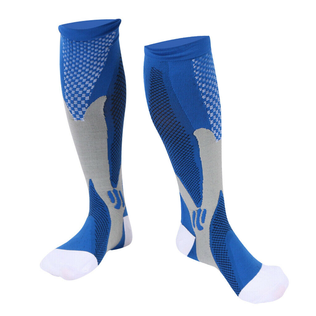 5 Pairs Sports Travel Compression Socks Anti Fatigue Support Stockings