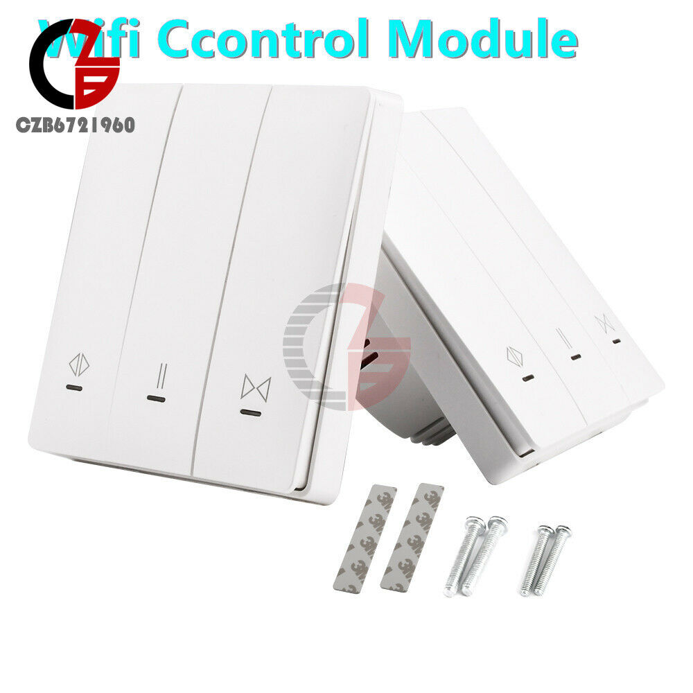 WiFi Smart Curtain Module Panel Switch Roller Blinds Shutter Motor Timer Setting