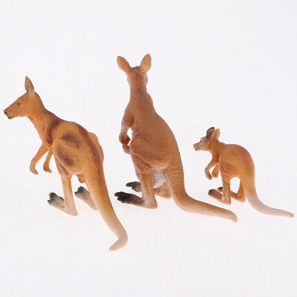 3 Pieces Wild Animals Figures -