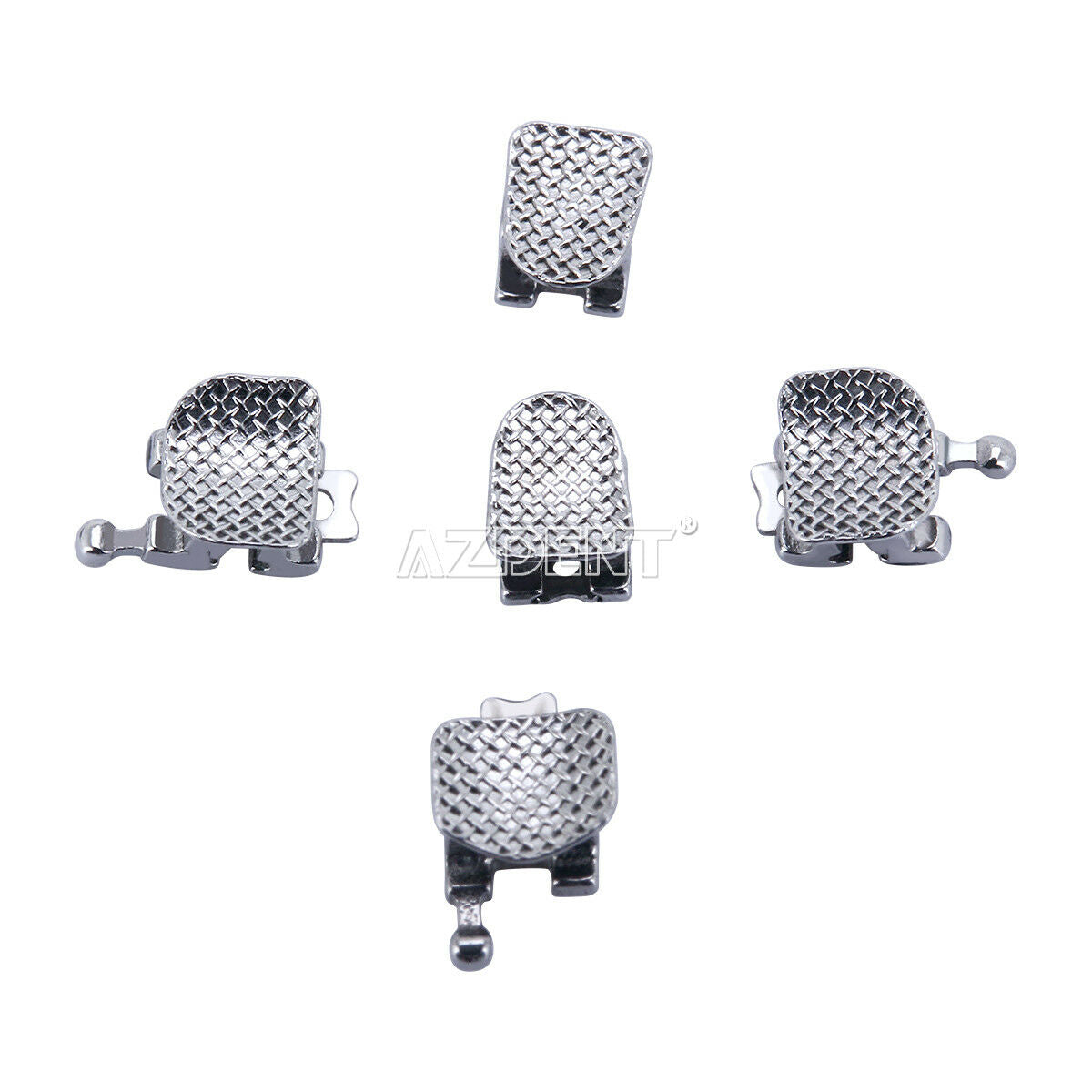 2 Kits Dental Orthodontic Braces Self-ligating Brackets MBT .022 Hooks 3 4 5 AZ