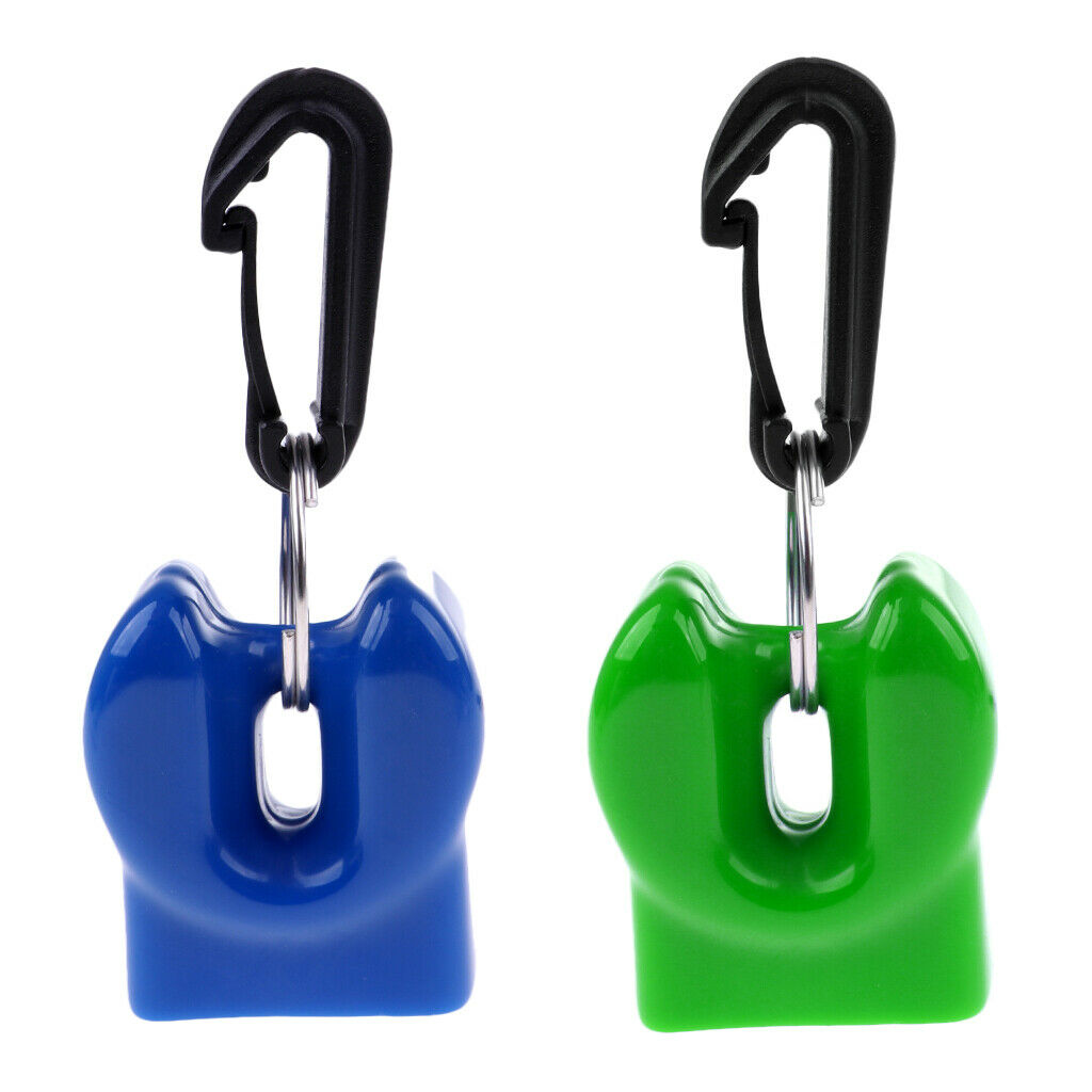2Pcs Scuba Diving Dive Mouthpiece Holder Regulator Octopus Retainer W/Clip