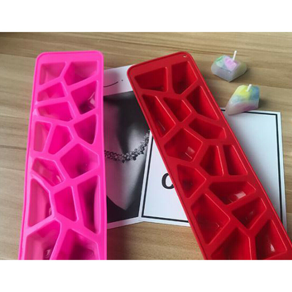 15Cavity Stone Candle DIY  Chocolate Baking Jewelry Making Mold