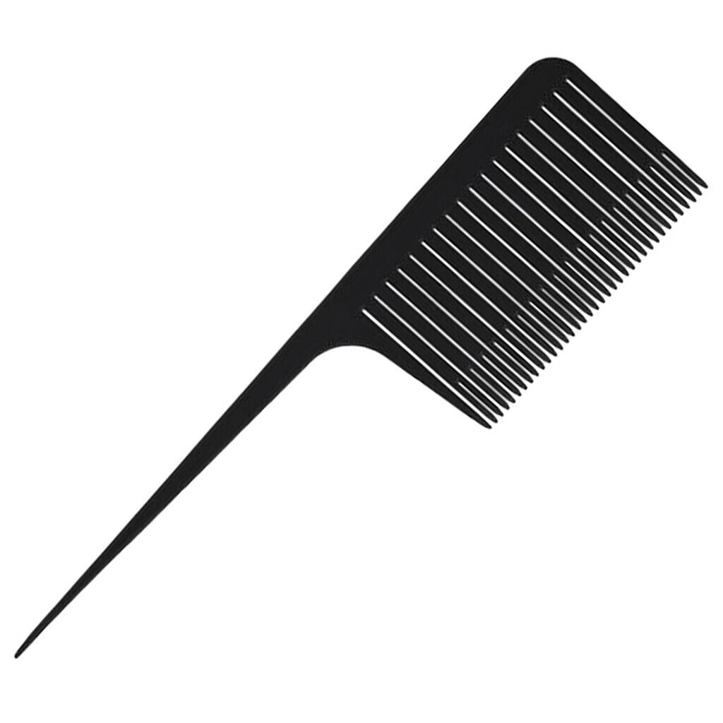 12PCS Professional Salon Weaving Highlighting Foiling Hair Comb Black