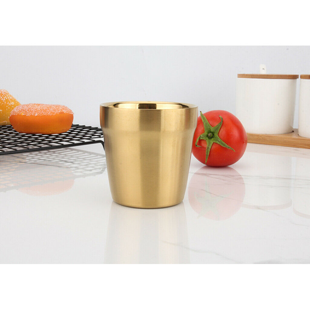 Double Wall Wine Cup 304 Stainless Steel Beer Mug