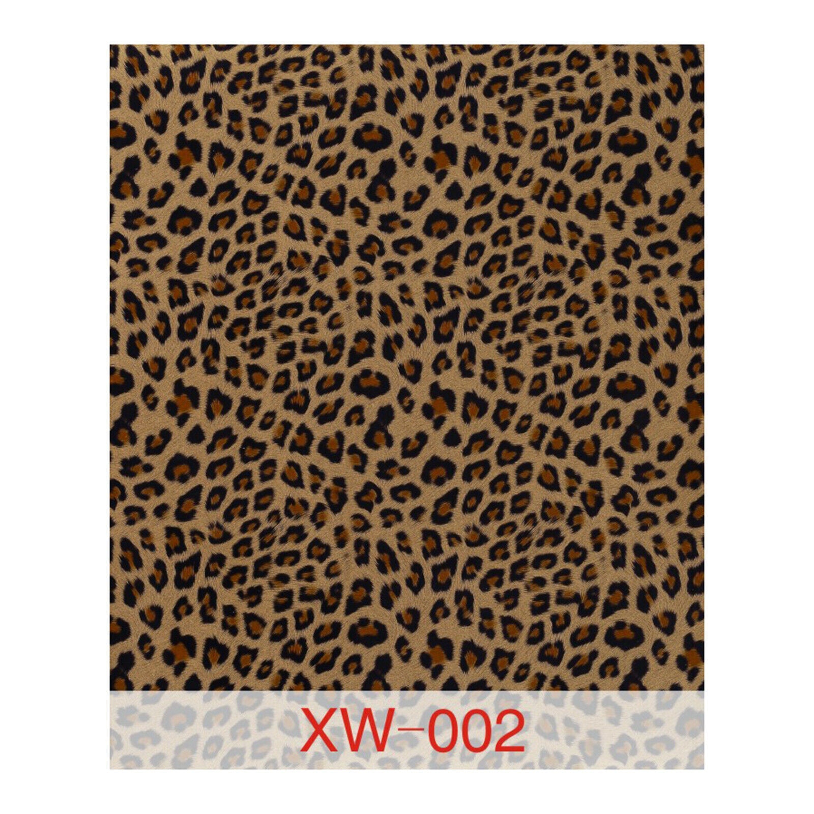 6Pcs Leopard Heat Transfer Vinyl Iron On HTV for DIY T Shirts Clothing Bag