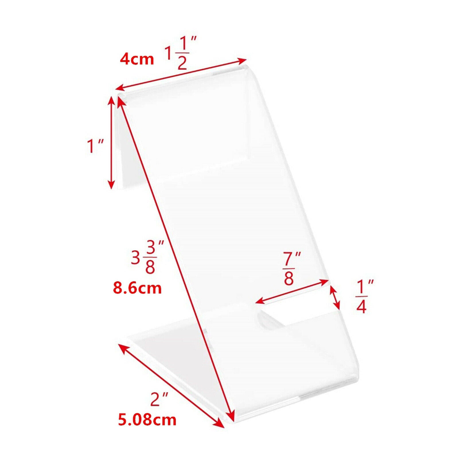Acrylic Clear Wrist Watch Display Stand Holder Rack for Wristwatches Bracelet