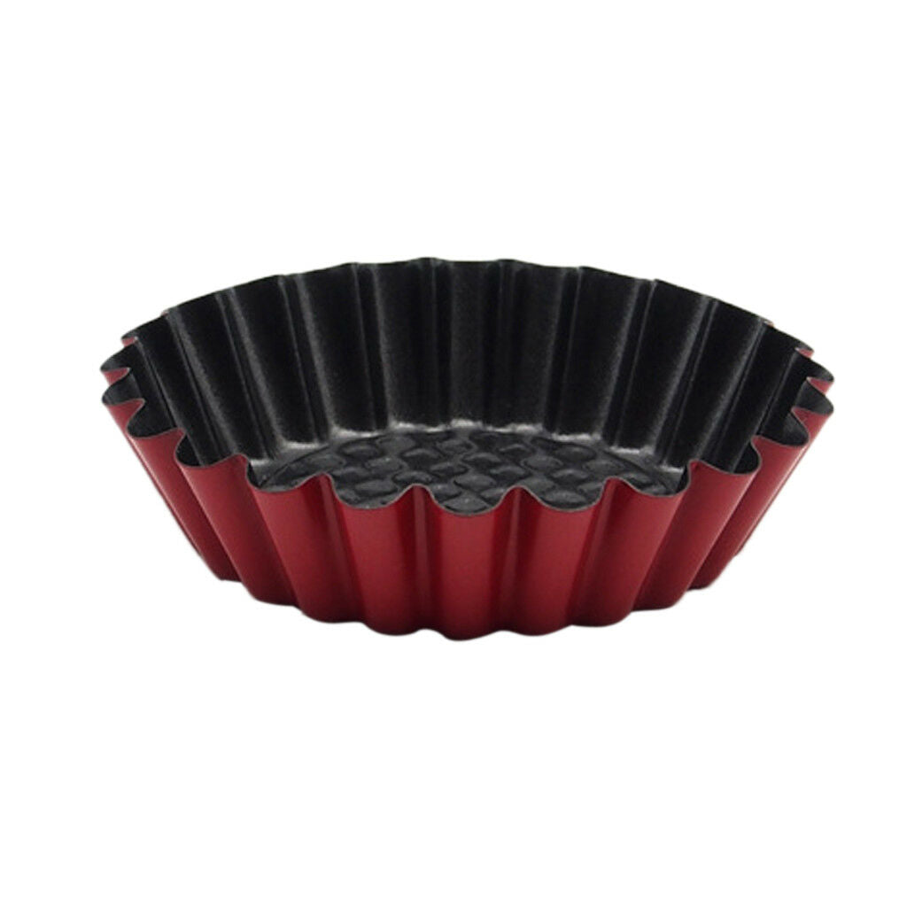 Small Flan Tins Fluted Tart Pastry Baking Tray Quiche Tartlet Mould