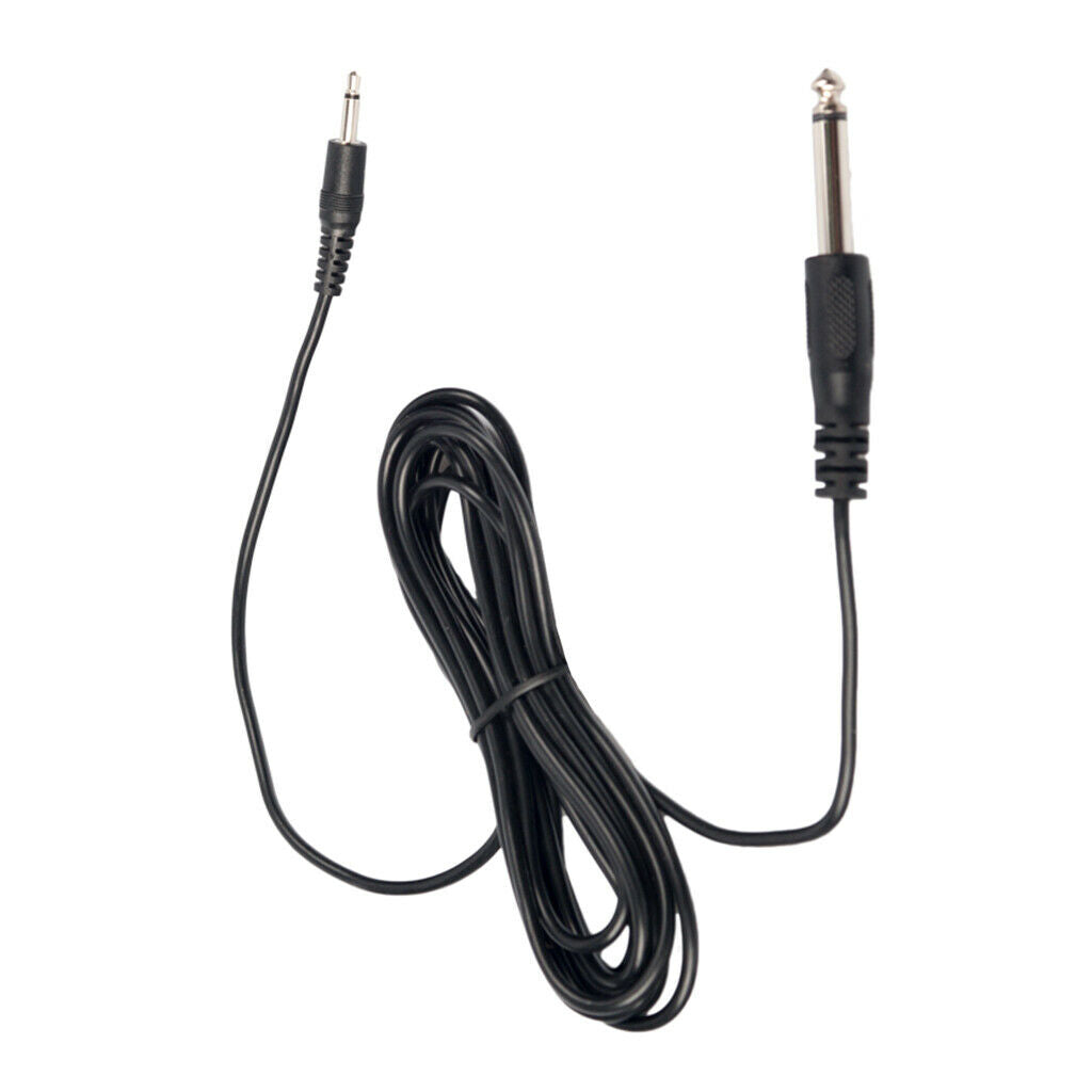 Instrument Male to Male Cable 6.35mm to 3.5mm Electric Guitar Cord for Guitar