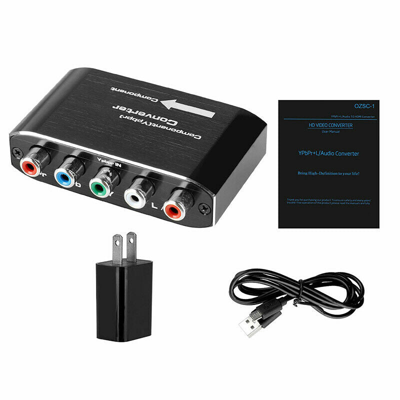 for VHS DVD PS2 Xbox Wii Component RGB RCA VGA to HDMI AV Converter Adapter Box