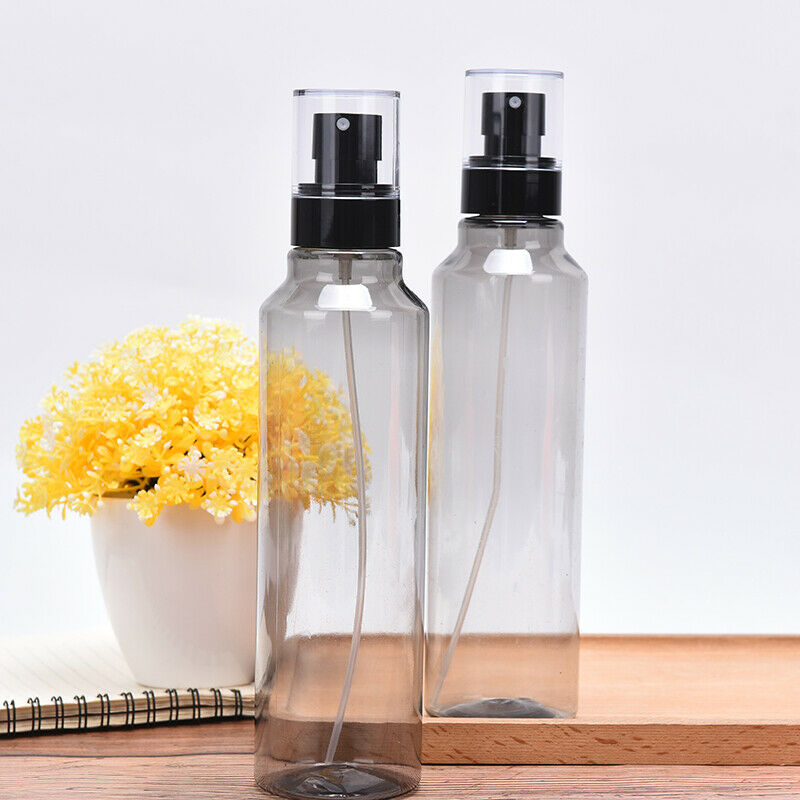 350ml Transparent Empty Spray Bottle Plastic Liquid Dispenser Shampoo Bot.l8