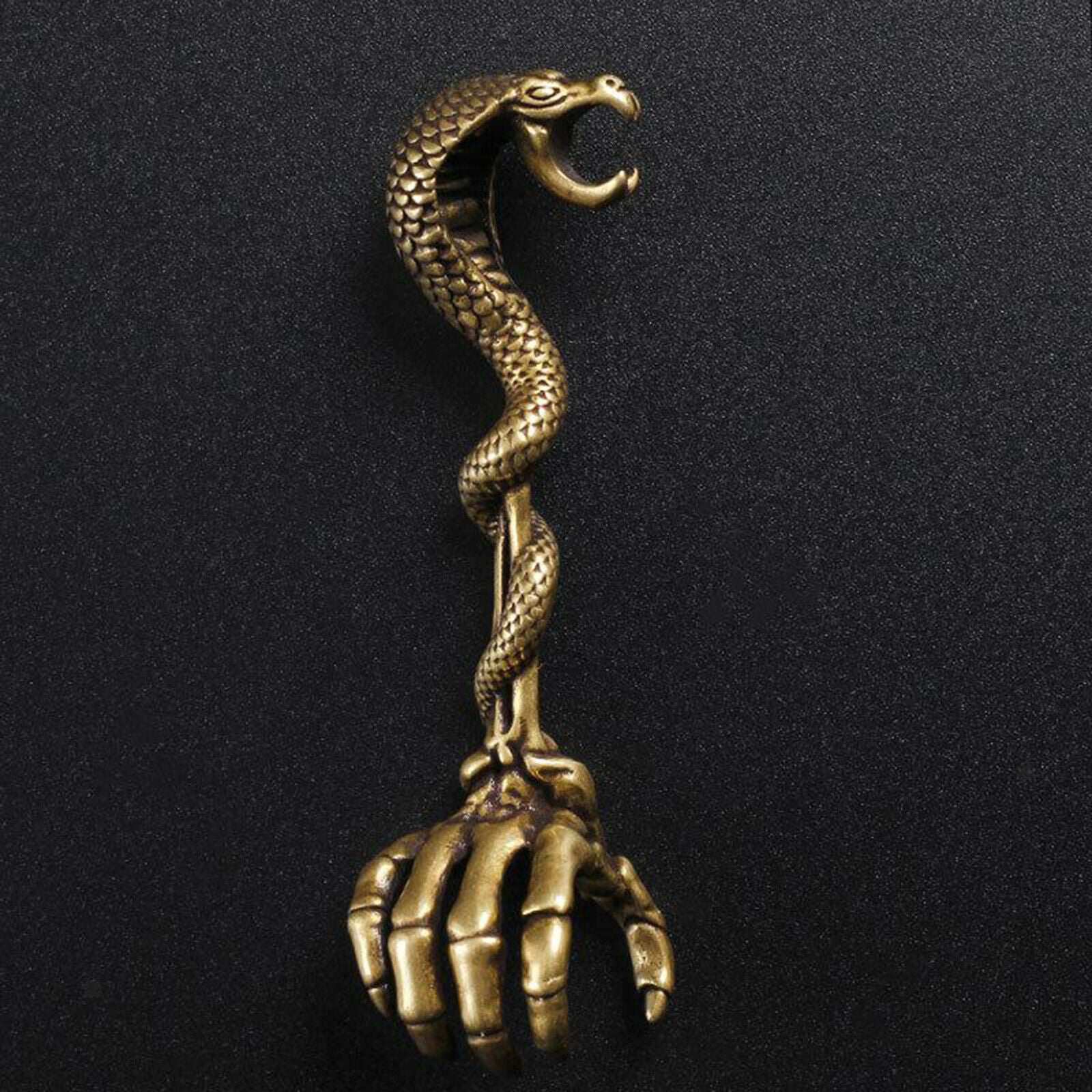 Pure Brass Finger Joint Ring Fashion Cigarette Stand Holder for Ladies
