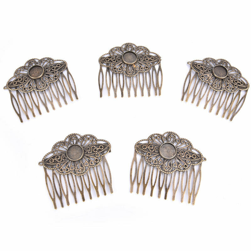 5pcs Hair Comb Jewelry Making Hairpins Findings Hair Clips AccessoriesFCA