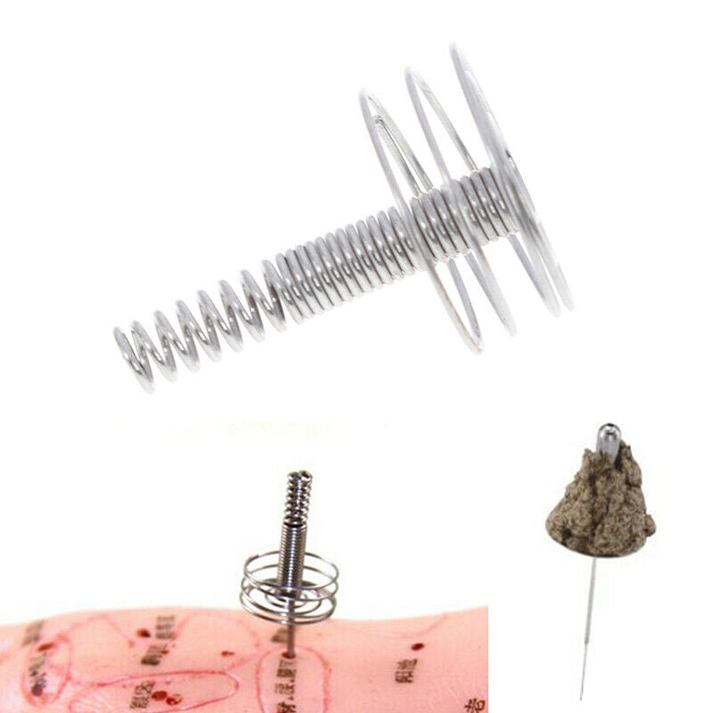 1Pcs Needle Moxibustion Cap Warm Needle Spring MoxaY1