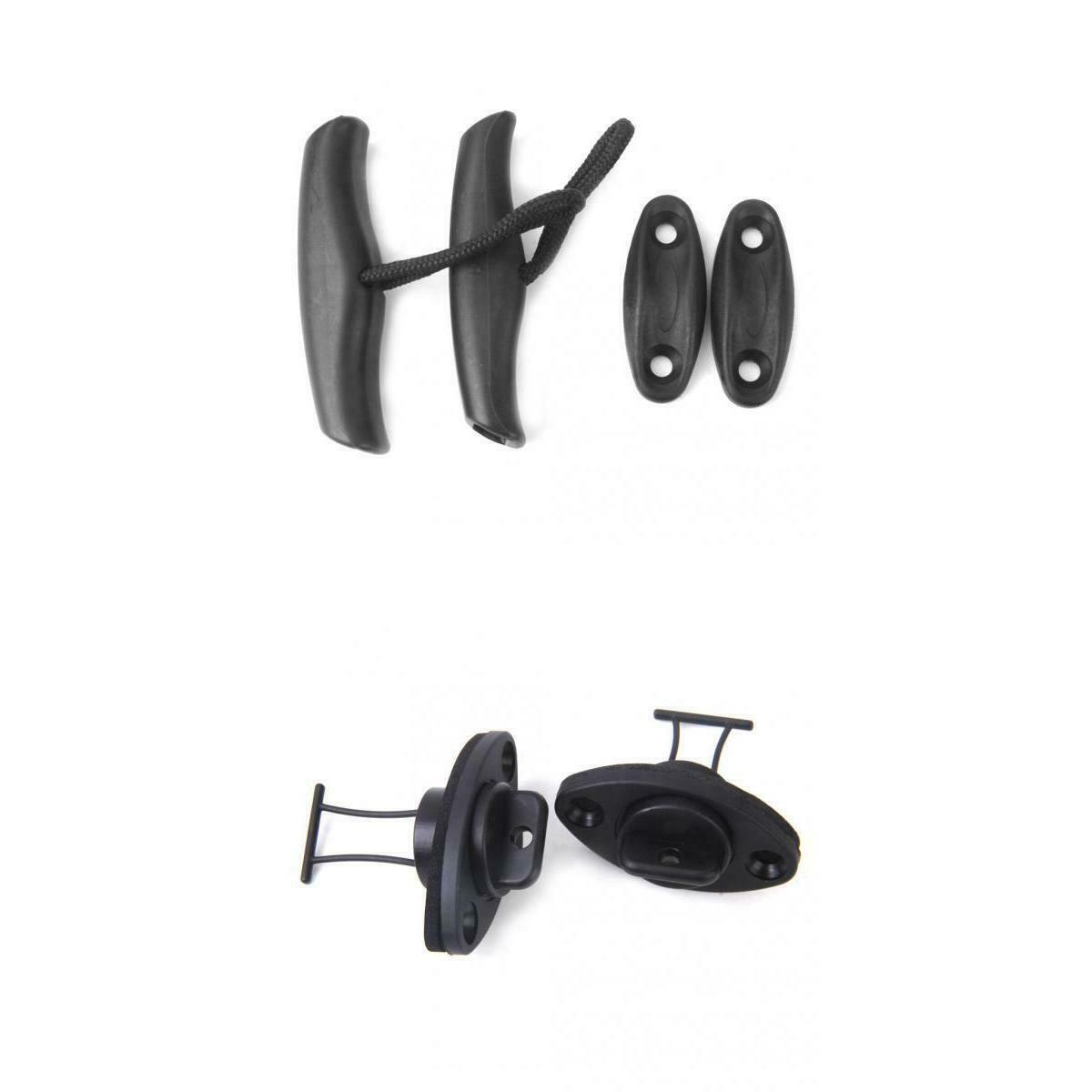 1PC HANDLES + 2PCS Universal Hull Drain Plug Replacements for Kayak Canoes Boat