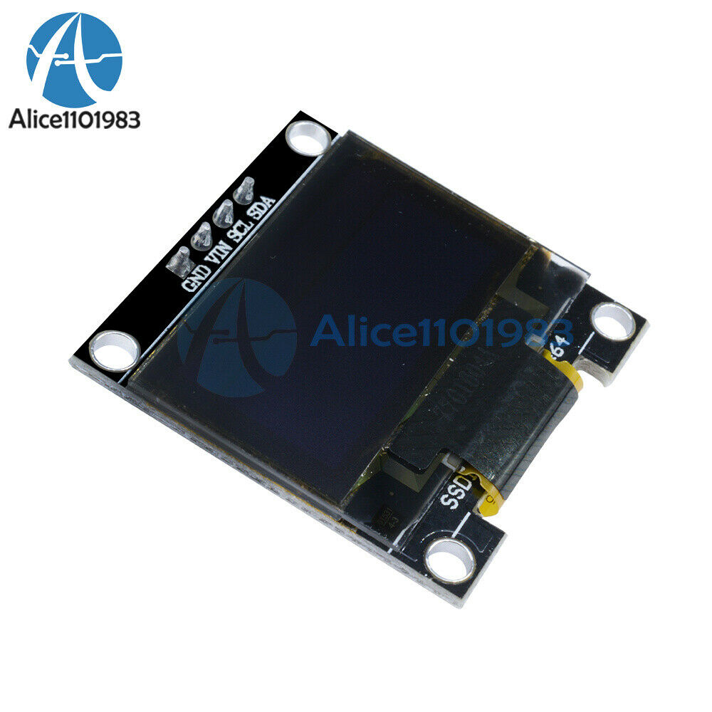 10PCS 0.96" I2C IIC Serial 128*64 White OLED LCD LED Display Module for Arduino