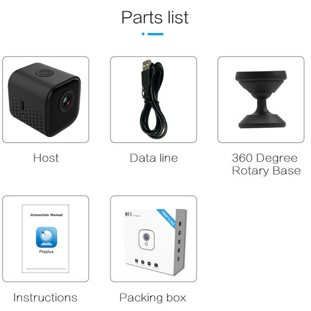 A11 HD Camcorder Wifi Sport Mini Video Wireless IP Camera DVR DVR Recorder