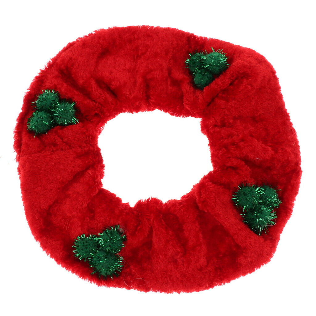 Dog Bandana Christmas Costume Pet Cherry Pattern Scarf for Christmas