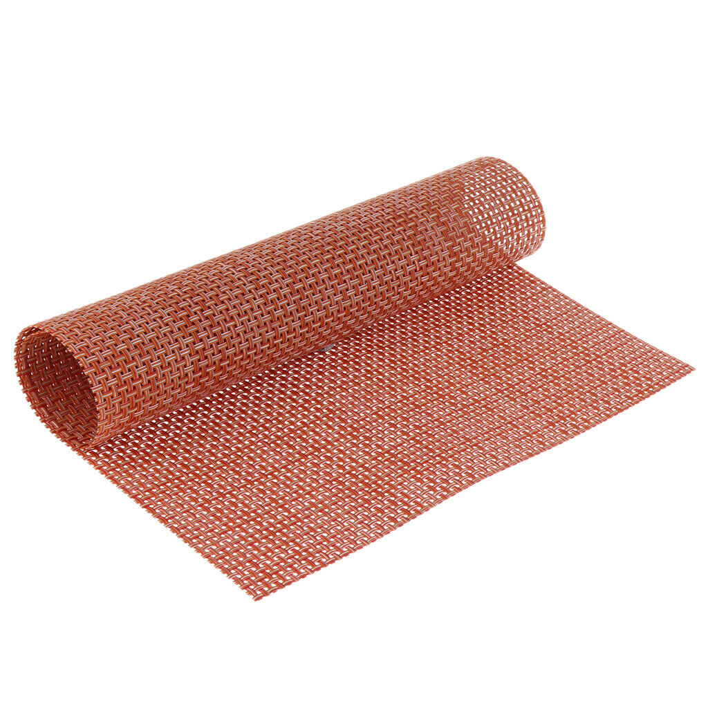2pcs Anti-slip Table Mat Heat Pad Coaster Kitchen Dining Placemat Orange