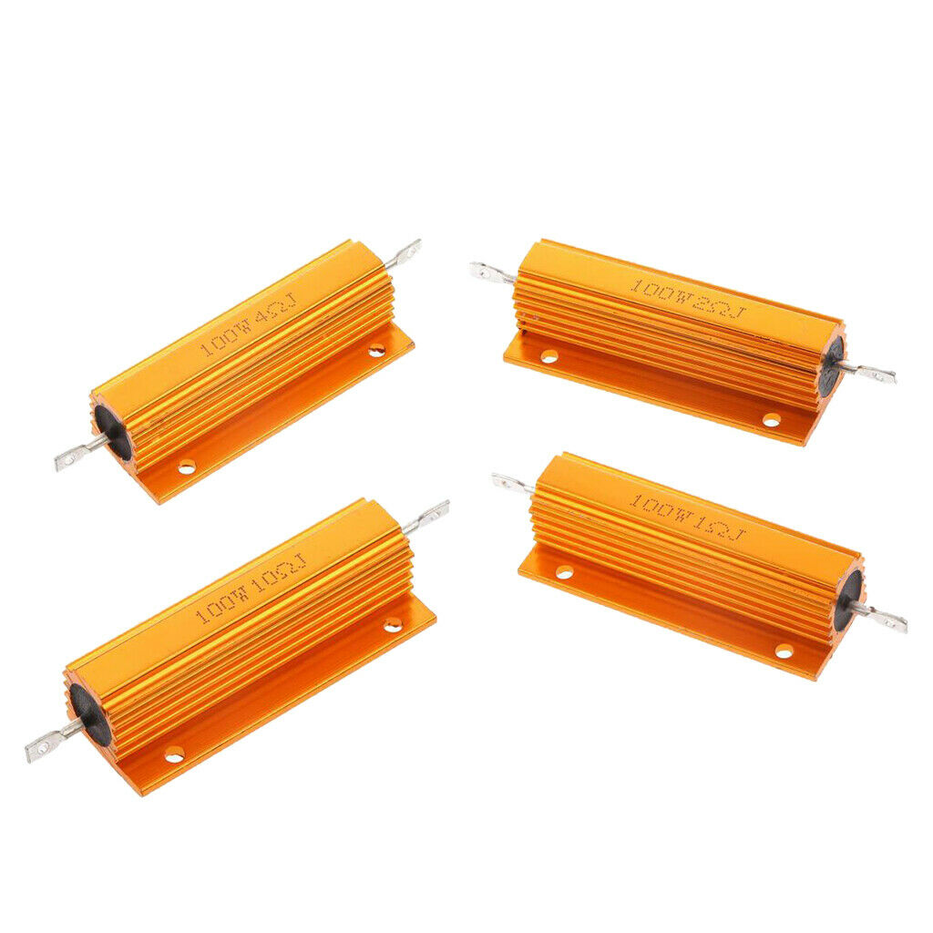 100W Durable Wire Case Housing Housing Assortment Electrical Resistor Aluminum