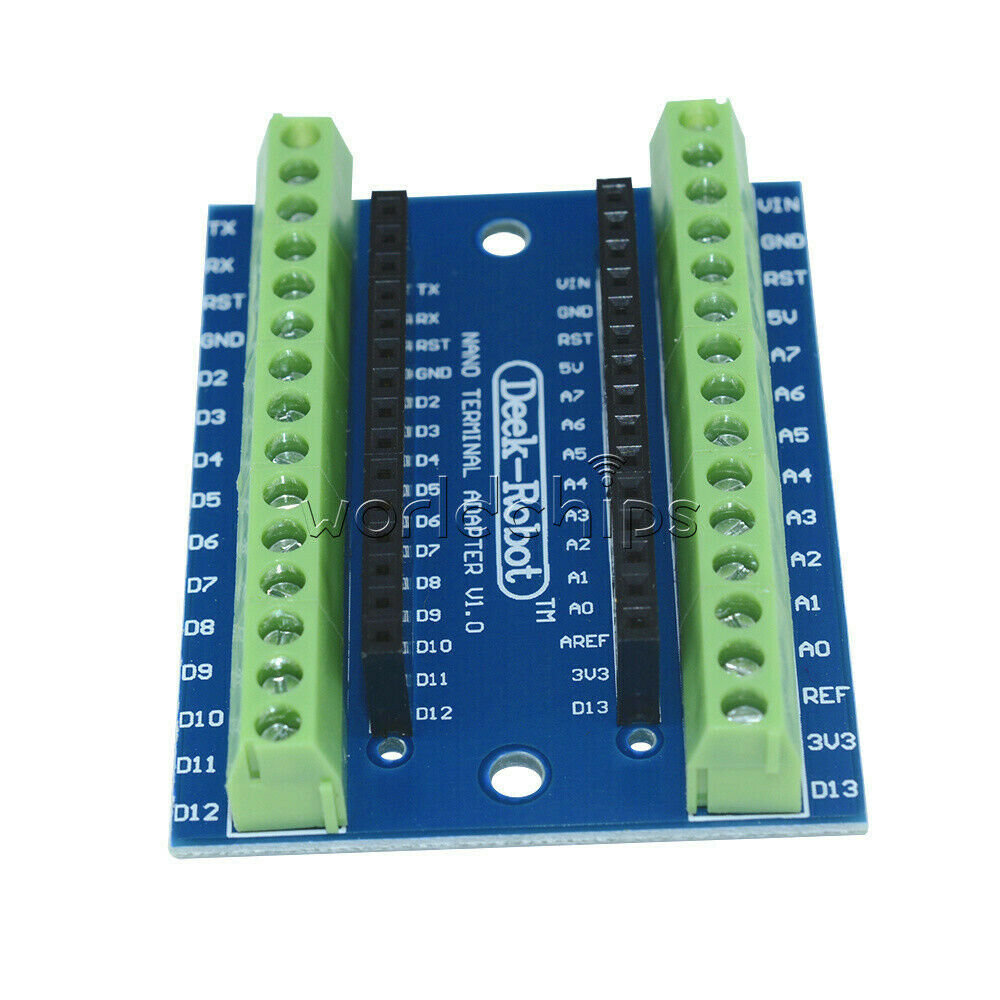 5PCS Nano V3.0 AVR ATMEGA328P Module Terminal Adapter Board for Arduino UNO R3