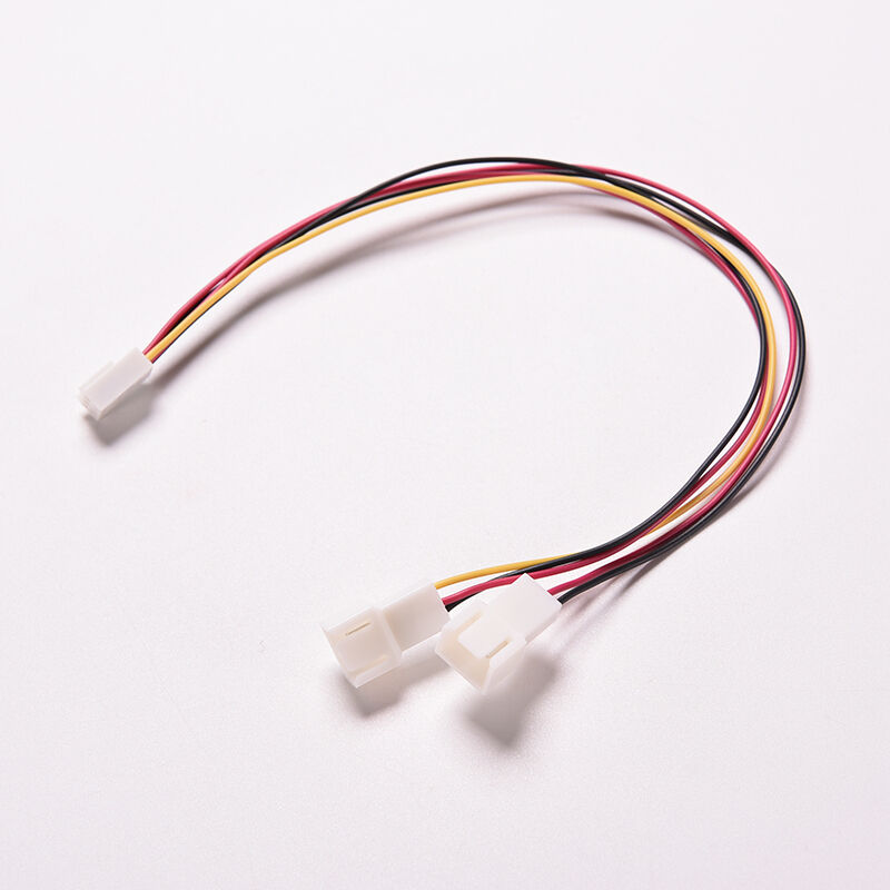15cm 3 Pin 1 Female to 2 Male PC Case Fan Power Splitter Motherboard CableJcJ Tt