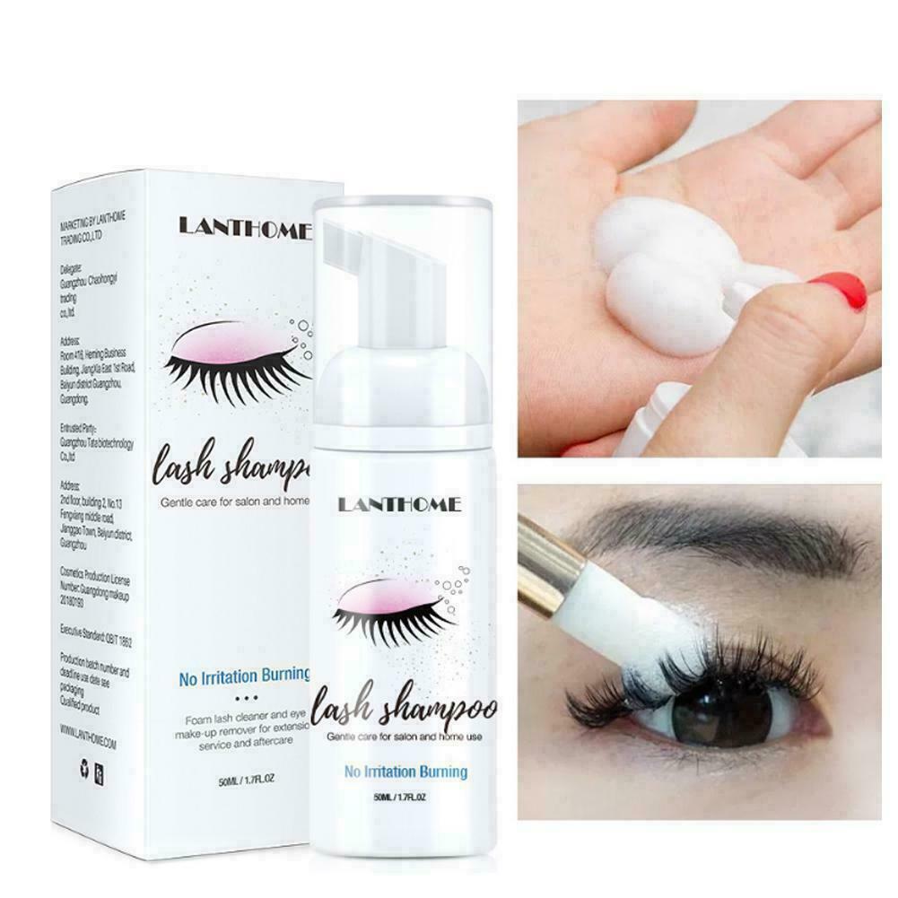 50ml Professional Eyelashes Foam Cleaner Eyelash Extension Cleanser Hot O2Y8
