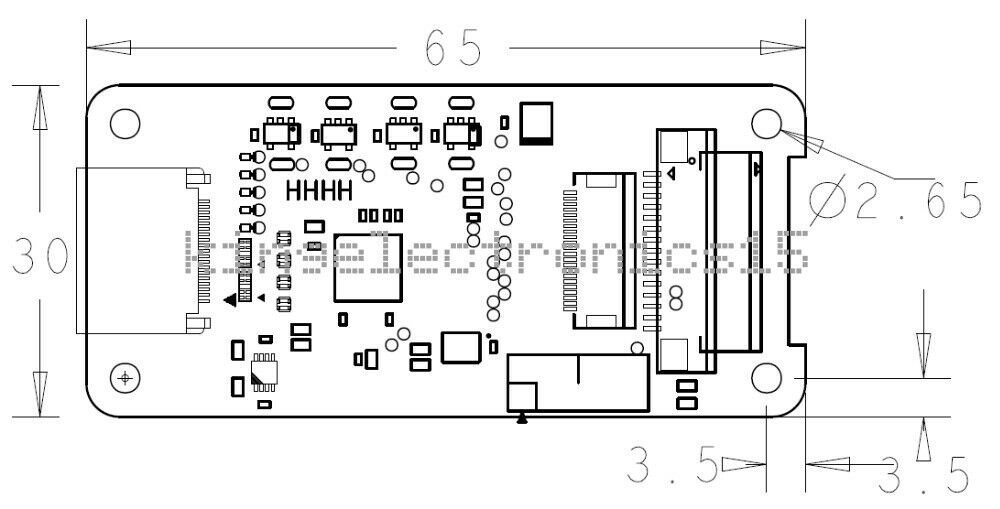 TC358743XBG Raspberry Pi HDMI Adapter Board HDMI to CSI-2 For 4B 3B 3B+ ZERO