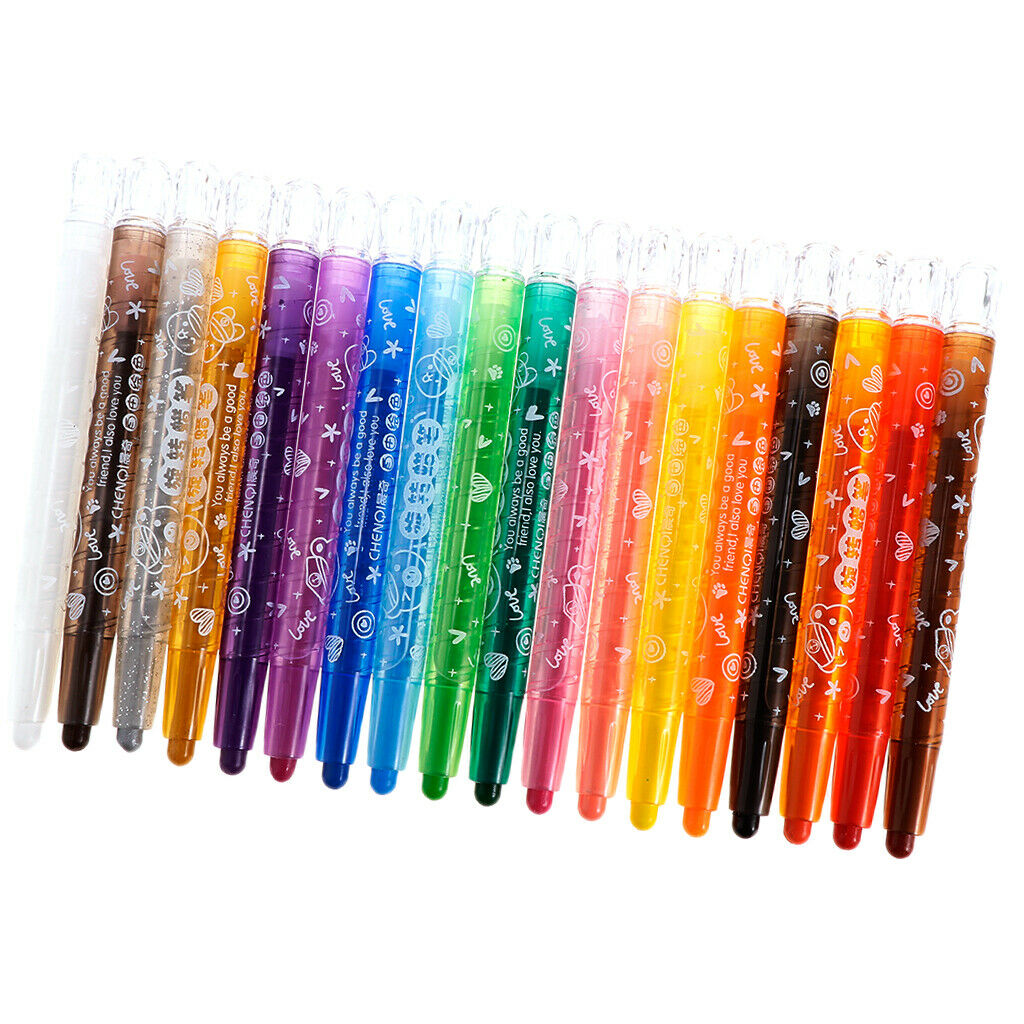 18 colors crayon crayon pastel pencil for handicraft drawing of the
