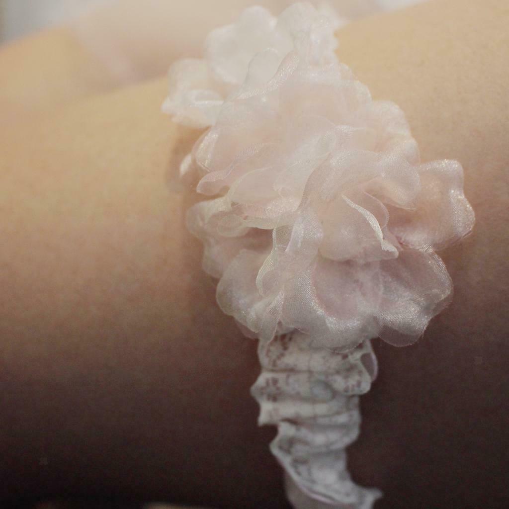 Fashion Pearls Bridal Garter Leg Garter Elastic Flower Leg Garters for Women