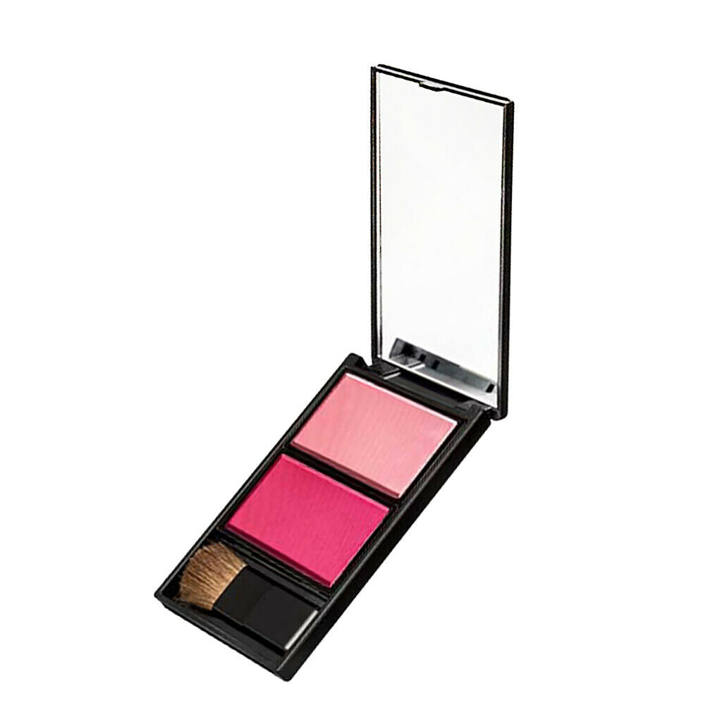 2 Colors Natural Blusher Powder Palette Face Contour Blush Cheek Makeup  B#