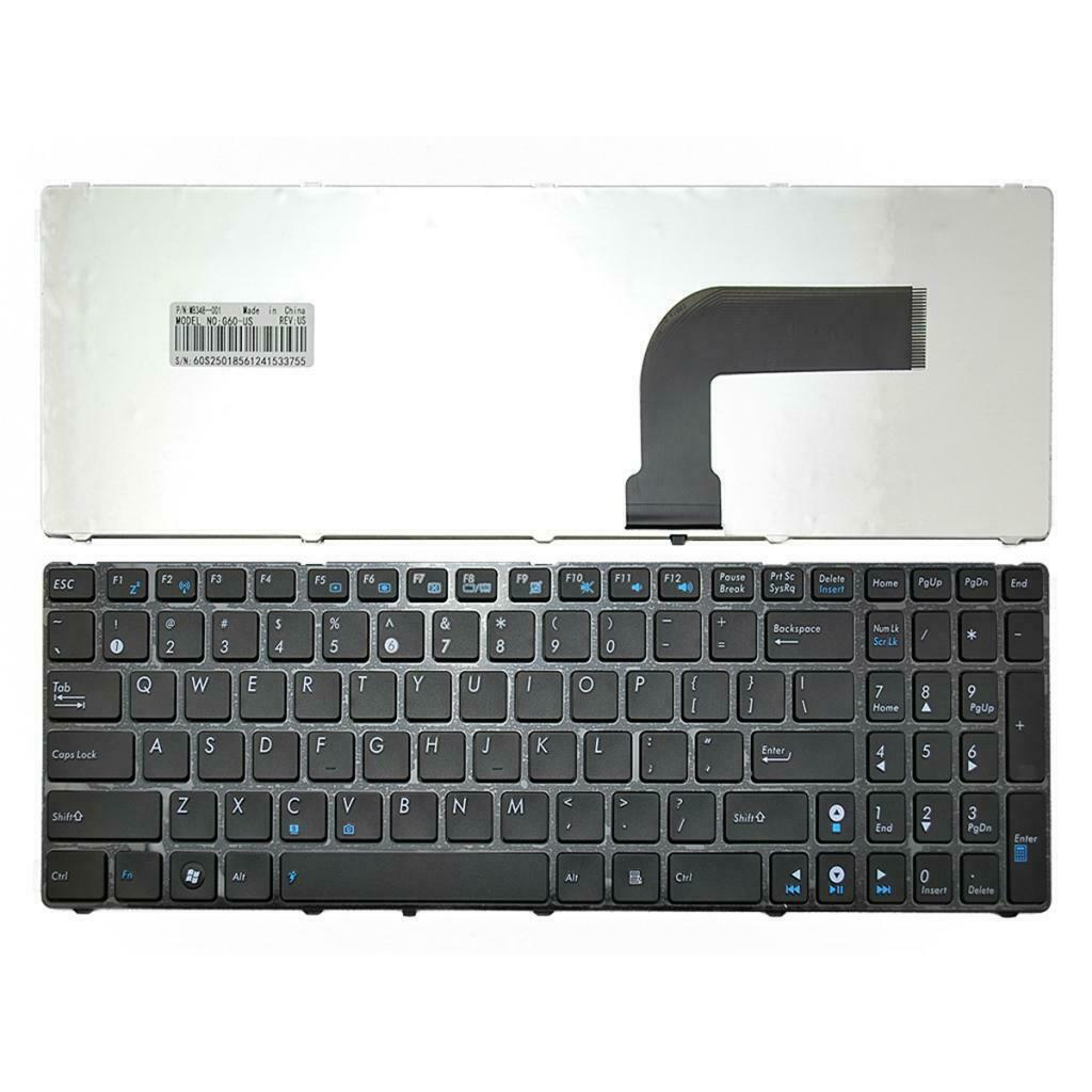 US Keyboard Parts Assembly for ASUS K52 G60 G72 Laptop Replace 360x120x5mm
