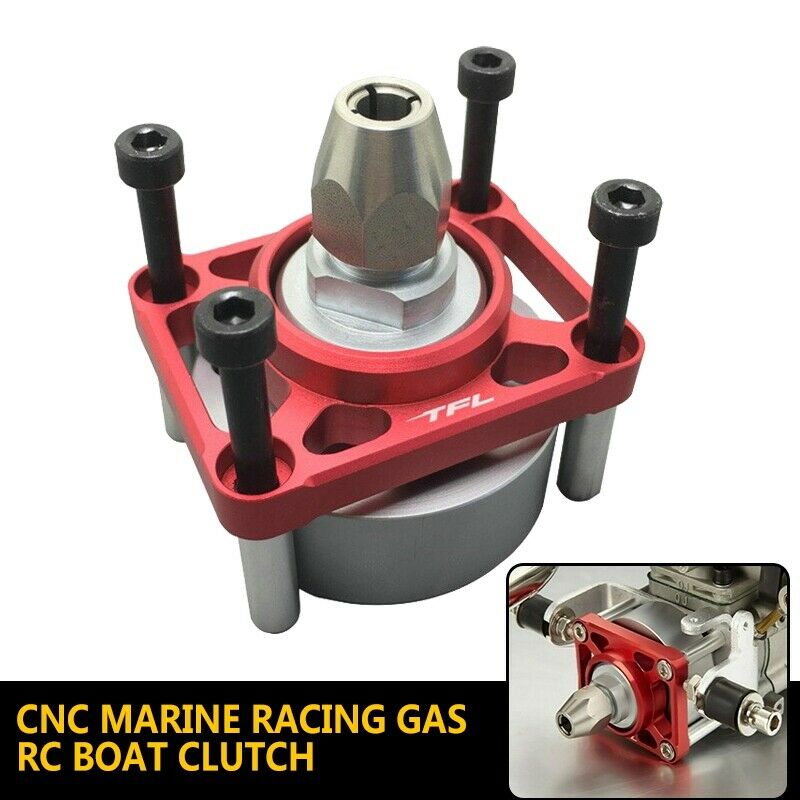 Aluminum CNC Clutch Set for 23cc-26cc Zenoah Marine Racing Gas RC Boat Engine