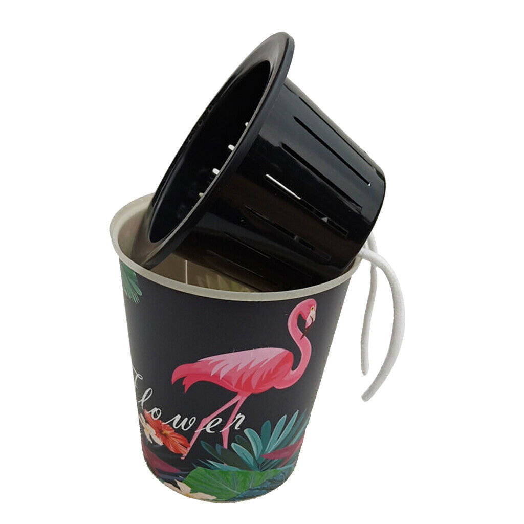 Self Watering Planter Pot Cup-shaped Flamingo