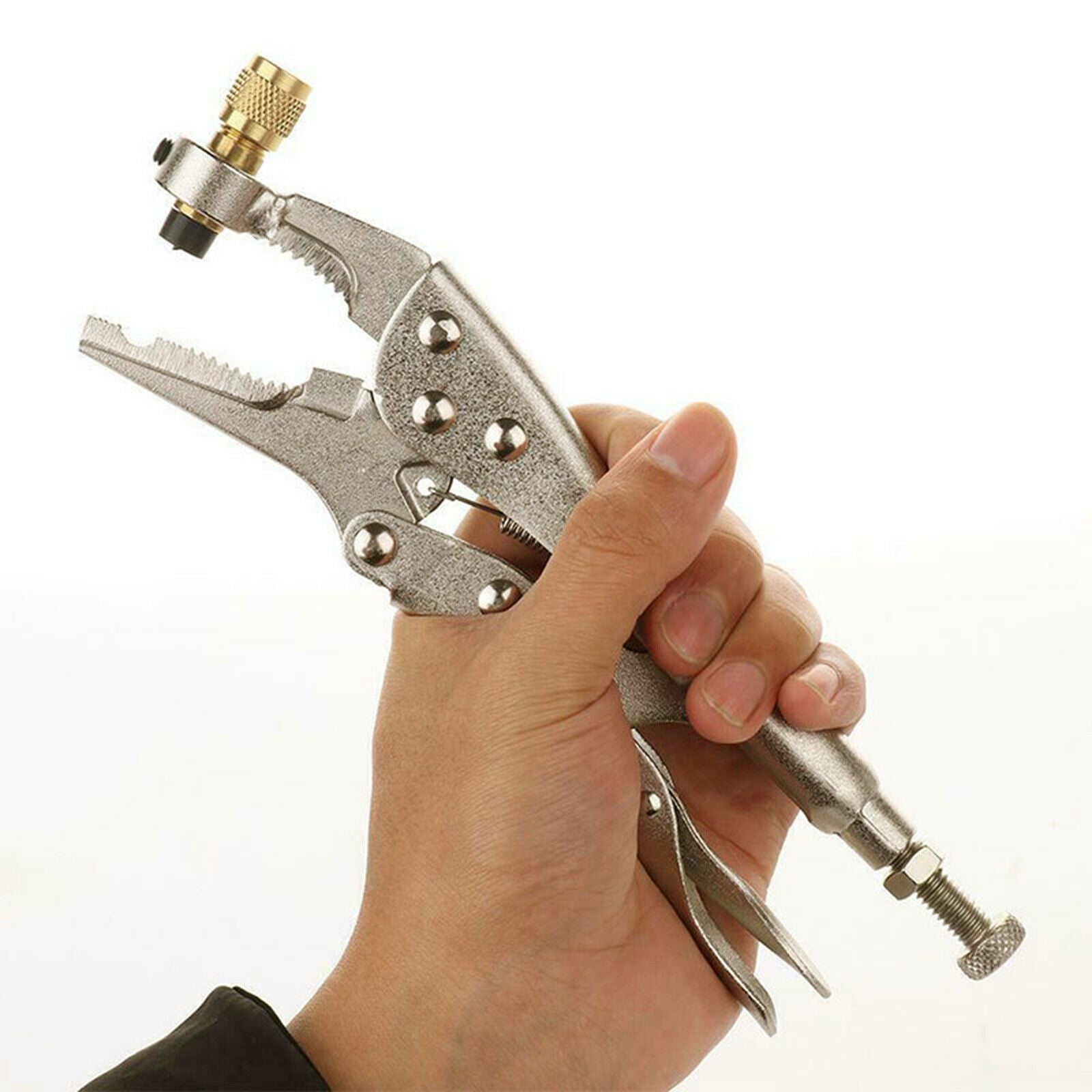 Rugged Long Lasting Recovery Cold Pipe Pliers w / 1/4 inch SAE