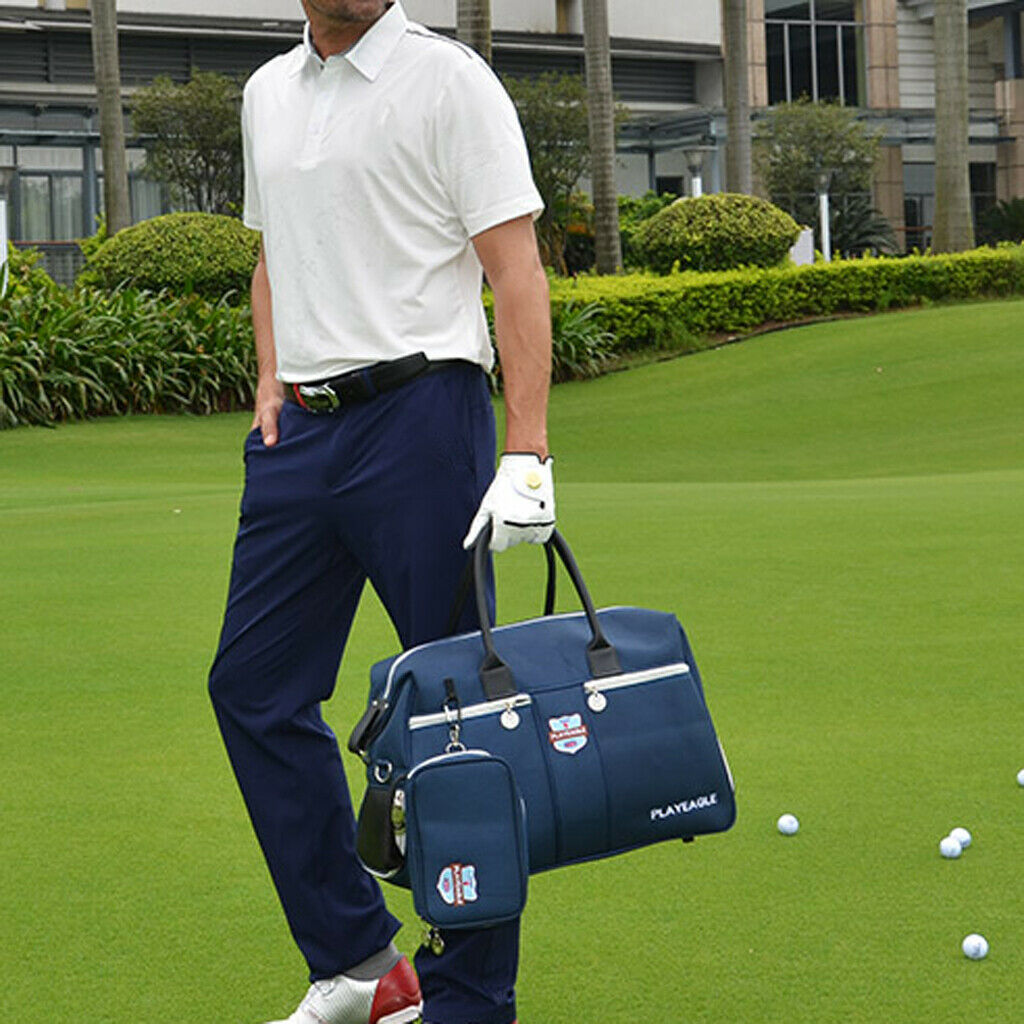 Nylon Golf Boston Bag & Pouch Duffle Travel Gym Luggage Holdall Bag Handbag
