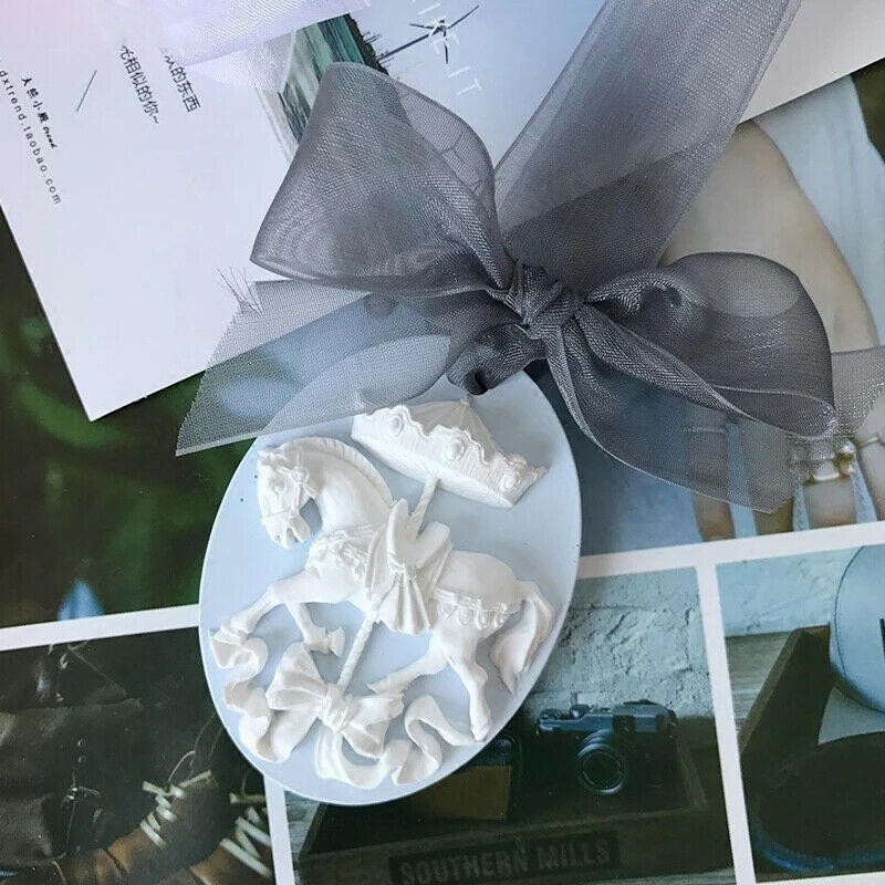DIY Aroma Gypsum Silicon Mold Wedding Decoration Car Pendant Home DecorFCA
