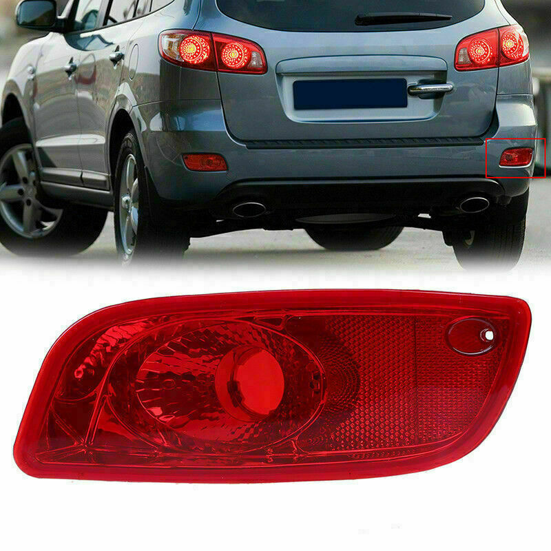Rear Bumper Reflector Fog Light For Hyundai Santa Fe (CM) 2007-2009 Pre-facelift