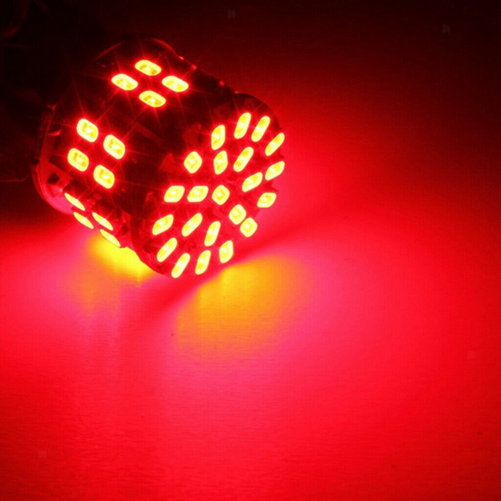 2X 1157 1206 50SMD LED Brake Stop Light Taillight Turn Signal Lamp Bulbs Red