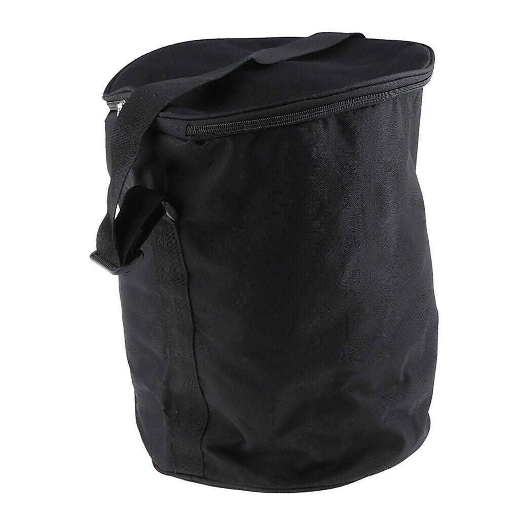 Round Bucket Bag Sports Basket Sports Tennis Balls Storage Handbag Black