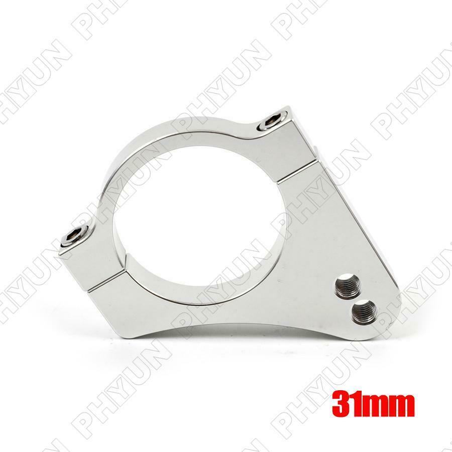 31mm Motorcycle Steering Damper Fork Frame Mounting Clamp Bracket Aluminum Alloy