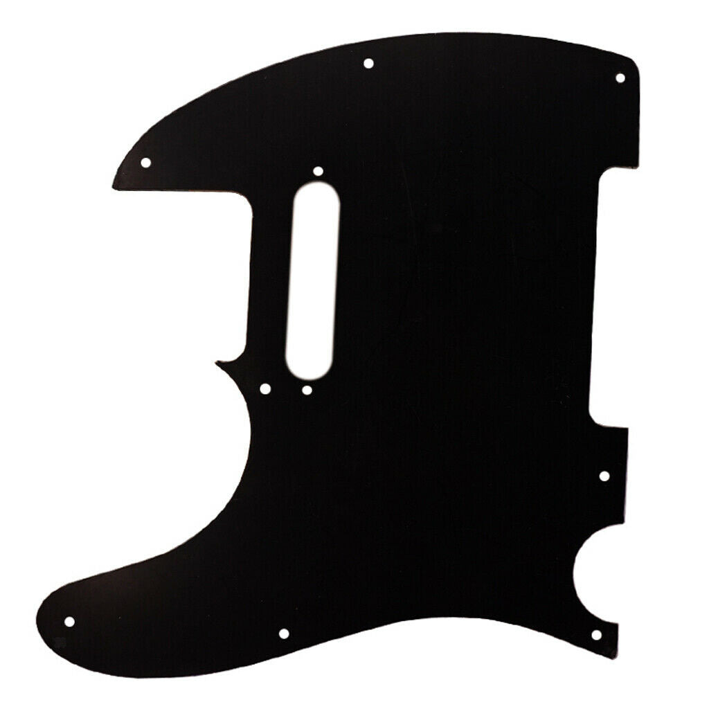 8 Holes Electric Guitar Pickguard, Black