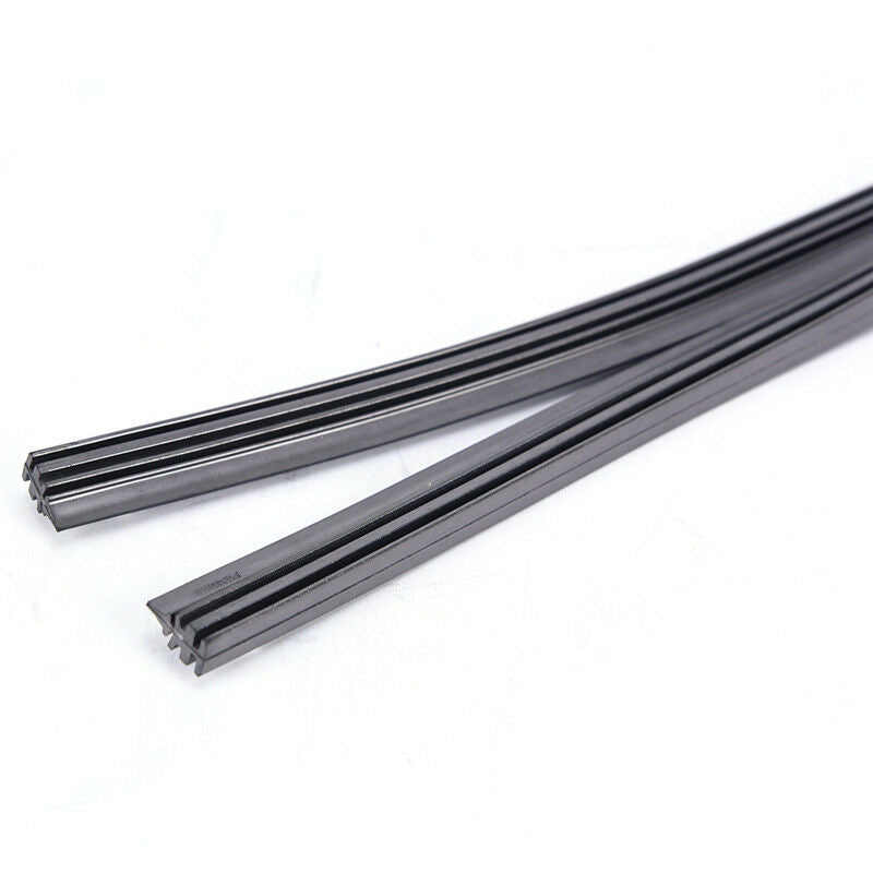 2pcs 28" Auto Car Bus Windshield Frameless Rubber Wiper Blade Refill Hot SalDEAU