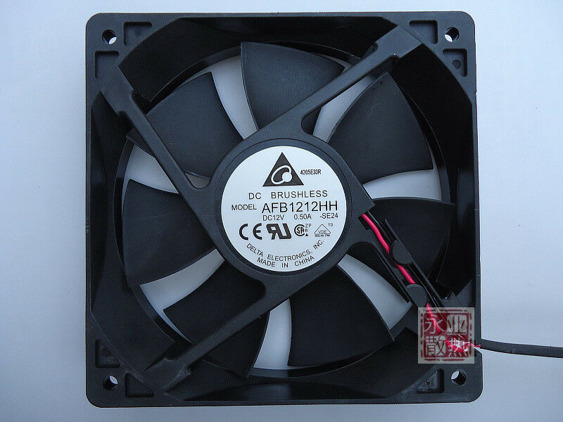 For Delta AFB1212HH 12cm DC 12V 0.5A DC power supply Axial Cooling Fan