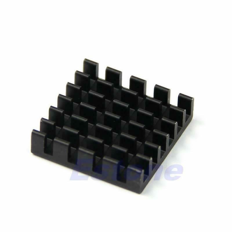 19*19*5mm 5pcs IC LED Power Memory Chip Quality Aluminum Heat Sink DIY Useful